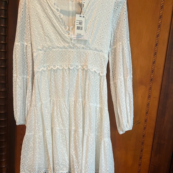 Lost + Wander White Dress Size Small New with Tags - Picture 3 of 8